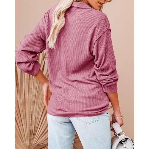 Womens Top Spring Autumn T-Shirts Single-Breasted Long Sleeve T Shirt Womens Clothing 2021 Casual Y2K Ropa Mujer Kawaii Tops