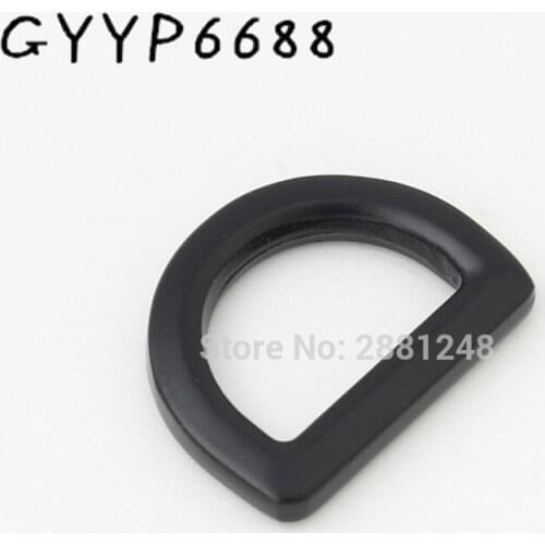 10-30pcs 13mm Dark black closed d rings for bag accessories bags metal accessory Cast Solid welded d ring clasp DIY Bag Parts