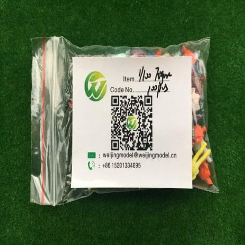 100pcs/lot Architectural scale model train layout scale 1:100 street passengers painted figures for landscape models making