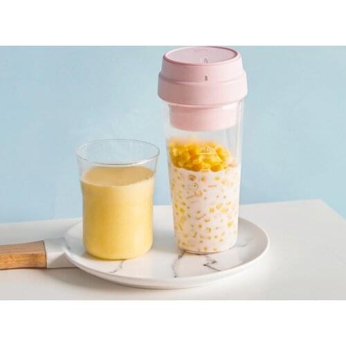 17PIN Star Fruit Cup Small Portable blender Juicer mixer food processor 400ML Magnetic charging 30 Seconds Of Quick
