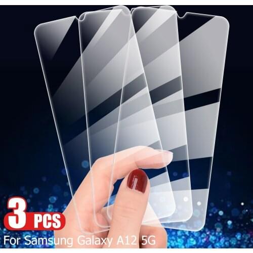 3Pcs Tempered Glass For Samsung Galaxy A12 5G A01 A11 A21 A31 A41 A51 A71 Protective Glass S10E M20 M30 A10 A20 A30 A50 Glass