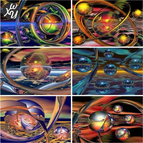 Abstract Diamond Art Kits for Adults Space System Diamond Mosaic Full Diamond Embroidery Drill Cross Stitch Kits for Home Decor