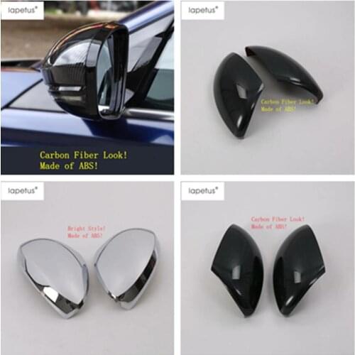 Lapetus ABS Accessories Fit For Nissan Teana / Altima 2019 2020 Door Rearview Mirror Protection Shell Molding Cover Kit Trim