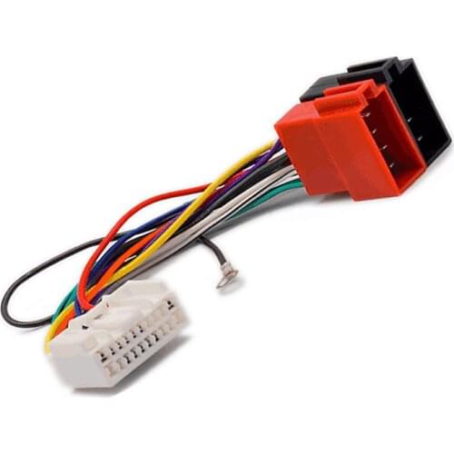 Car F Reverse Stereo Radio Iso Cable Adapter Plug FOR Mitsubishi Pajero Lancer Outlander Mirage ASX Challenger Triton Colt