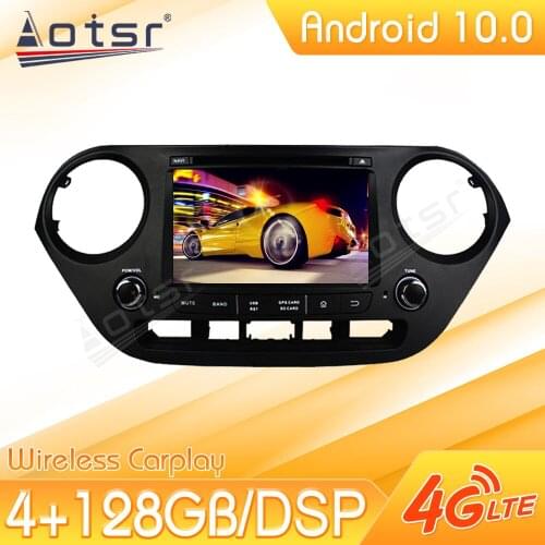 Android Car Multimedia Stereo Player For Hyundai I10 I-10 2014 2015 2016 Tape Radio Recorder Video GPS Navi Head Unit 2Din 2 Din