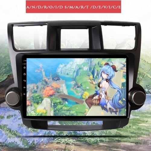 Octa core 10.1" Android 10.0 Car Radio GPS DVD Navi for Toyota HIGHLANDER 09 2010 2011 2012 13 with Navigation Auto Radio Map