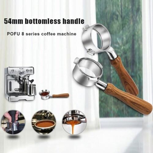 Bottomless Portafilter with Cup Filter Coffee Filter Holder Compatible with 54mm Coffee Machines for Barsello LEHEHE WXV Sale
