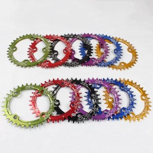 Chain wheel Narrow Wide Ultralight MTB Bike Bicycle 104 BCD 32T/34T/36T Oval Round AL7075 Alloy CNC Chainring