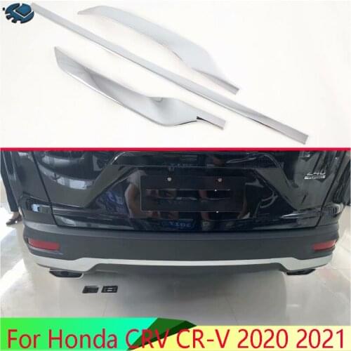 For Honda CRV CR-V 2020 2021 Car Accessories ABS Chrome Rear Bumper Skid Protector Guard Plate accessories