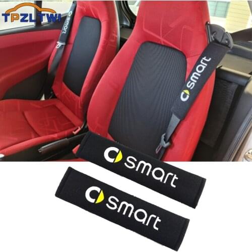 For Smart Fortwo Forfour 453 451 450 Crossblade Cabrio City-Coupe Roadster Car Seat Belt Cover Safety Belts Shoulder Protection
