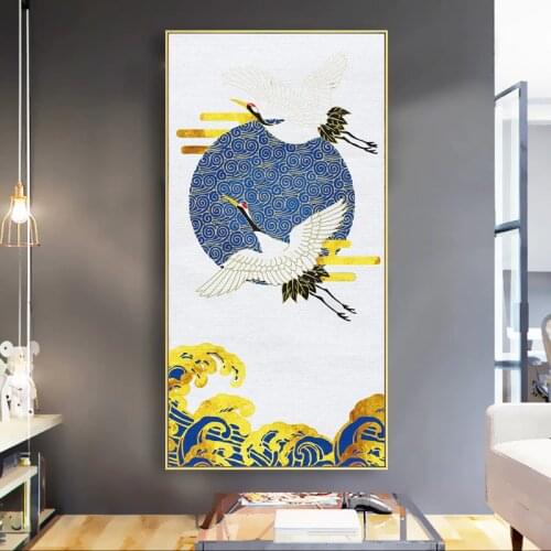 Large Size 60x120cm Oil Painting By Numbers Animal Landscape Entrance Hallway Corridor Circle Hanging Painting Wall Art Picture