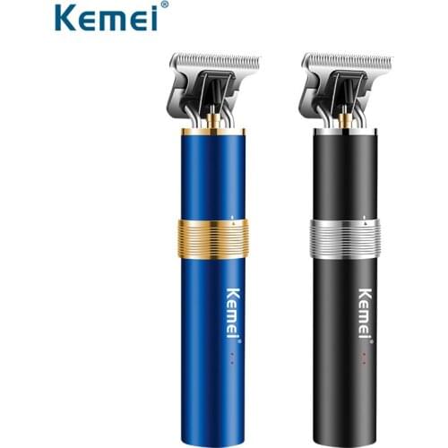 Kemei Mini Hair Clipper 0mm Electric Trimmer Professional Haircut Shaver KM-2812 Carving Hair Beard Trimer Machine Styling Tools