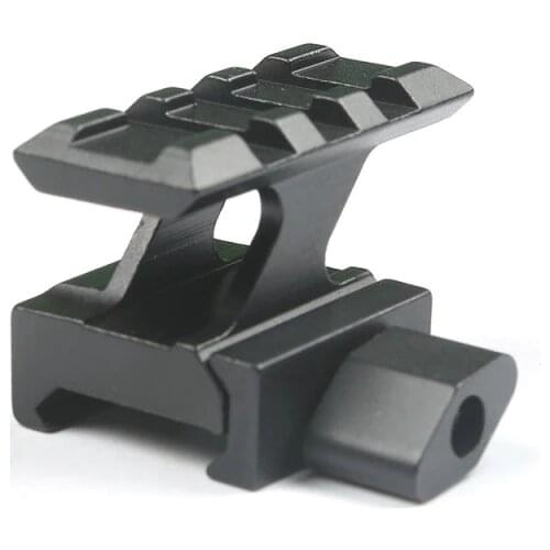 Mgorui Tactical Rail Base QD Lightweight riser mount 3 Slot 20mm Picatinny Rail Weaver Adapter