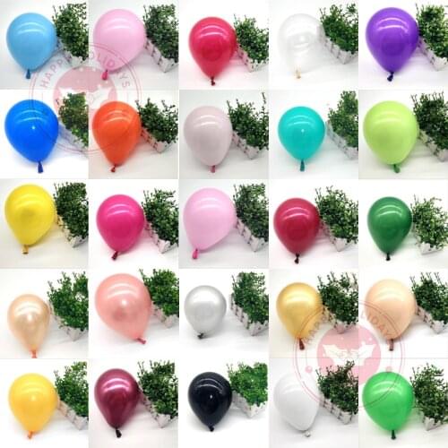 50pcs Small Latex Balloon Birthday Party Wedding Decoration Colorful Girl Boy Baby Shower Kids Toys 5inch 10inch Round Balloons