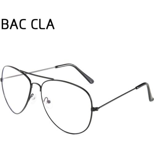 Men Classic Pilot Anti Blue Light Glasses Frame Women Fashion Myopia Prescription Glasses Frames Optical Eyewear Unisex