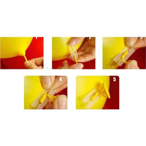 Inflatables 10pcs/lot H-shaped Fixed Sealing Clip Inflatable Air Balls Wedding Party Decoration Balloon Plastic Children Toy