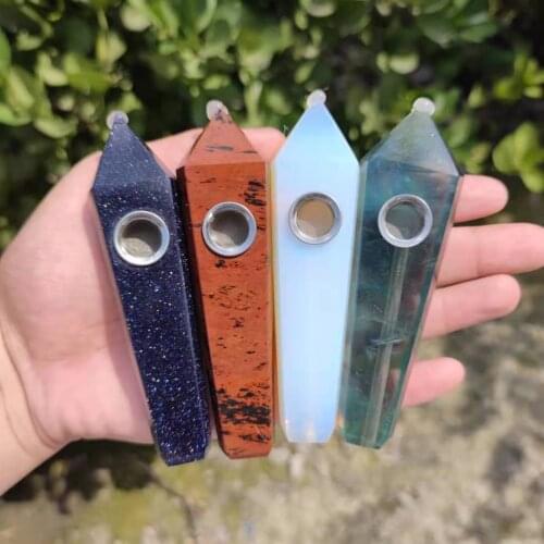 Natural beautiful crystal cigarette holder furniture decoration gift