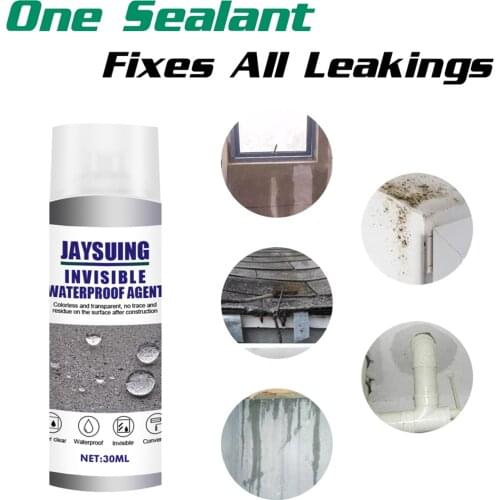 30ml Invisible Waterproof Agent for Water Seepage in Cracks/ Window Sill/ Wall/ Toilet/ Roof Leaking Fixed Material