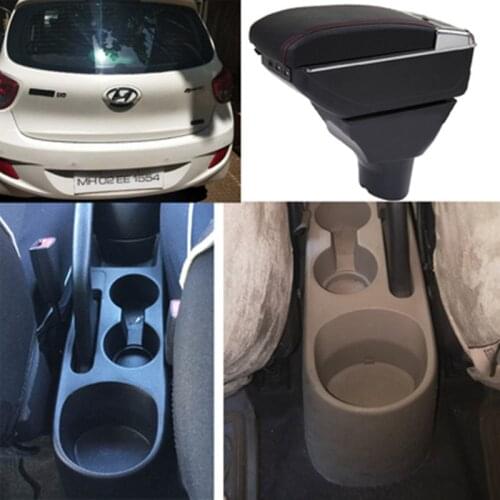 For Hyundai I20 Car armrest box Modern i20 Hyundai Motor Car accessories Interior accessories Original armrest chargeable