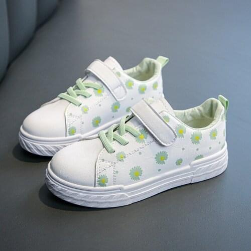 Girls Casual Shoes New Childrens Sports Shoes Little Girl Board Shoes In The Large Childrens Soft Soles Single Shoes