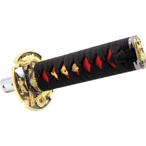 Samurai Katana Shape Gear Knob er Lever for Car 15cm Black
