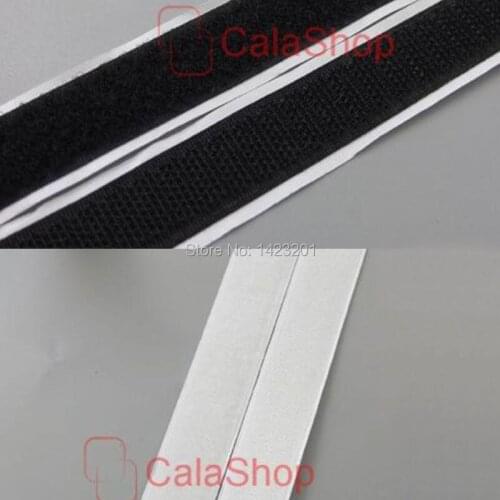 5/8" 15MM 10 yard /Lot Self Adhesive Hook Loop Tape Black and White