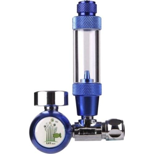 Aquariums System CO2 Regulator Check Valves Bubble Counter CO2 Gauge Display Plant Tank Accessory