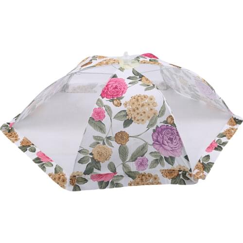 Table Foldable Food Umbrella Cover Picnic Barbecue Party Fly Mosquito Mesh Net Tent Kitchen Food Cover