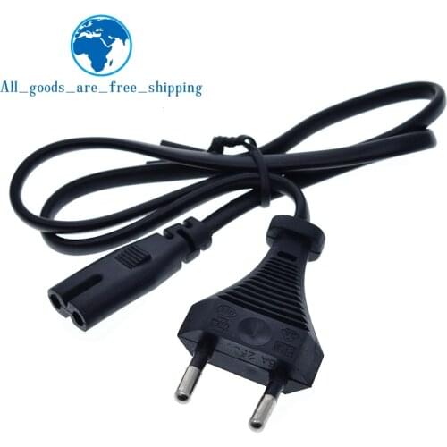 Universal 0.5m EU Standard to Figure 8 C7 2-Pin Plug AC Power Cable Lead Cord New High Quality 250V