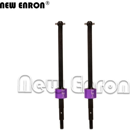 2Pc 106709 (66655+101228) Harden Steel CVD Axle Universal Drive shafts Driveshaft FOR RC Cart HPI Racing Savage XS SS Flux Ford