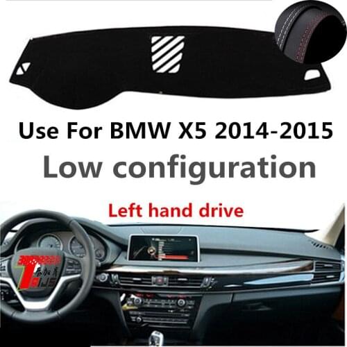 TAIJS Factory protective Casual Sport Leather Car Dashboard Cover For BMW X5 2014-2015 Low Configuration Left hand drive