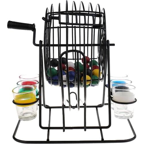 1 Set Bingo Lottery Machine Drinking Game Party/Home/Pub Entertainment Game