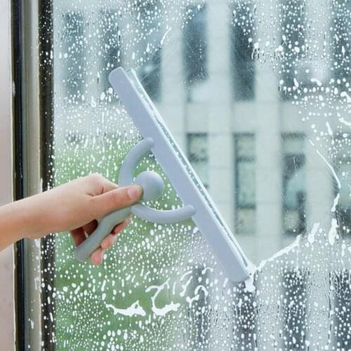 1PCS Handle Soft Glass Scraper Squeegee Wiper Window Brush Cleaner Squeegee For Car Window Washing Kitchen Bathroom Tool