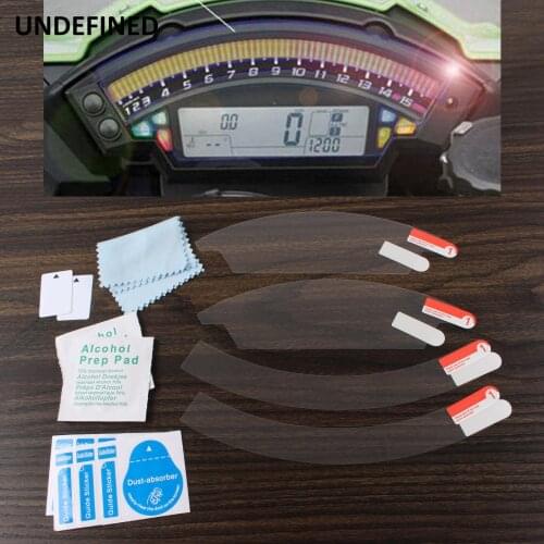 For Kawasaki ZX10R ZX 10R 2010-2016 2 set Motorcycle Instrument Cluster Scratch Speedometer Film Screen Protector Decal Sticker