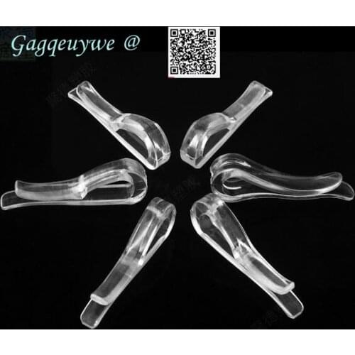 2000pcs Gagqeuywe size 37X11X5MM Fixed clothing transparent shirt clip Clothing clip accessories 04code