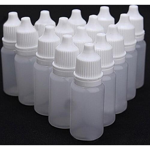 5 Pcs Durable 5-100ml Empty Plastic Squeezable Dropper Bottles Eye Liquid Dropper