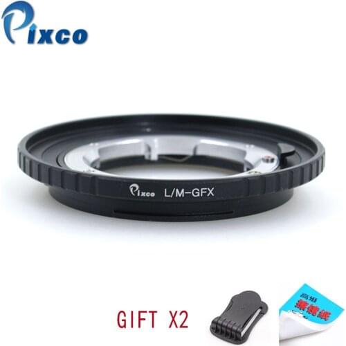 Pixco lens adapter suit for LM-GFX Adapter suit for Leica M Mount Lens to suit for Fujifilm GFX Medium Format Camera
