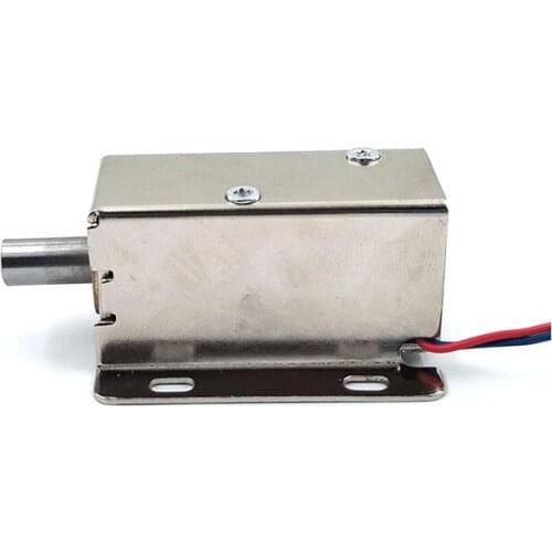 Free shipping ,Electric Lock Small Bolt Lock for access control system, Mini Cabinet ,round head , Cabinet lock, min:5pcs