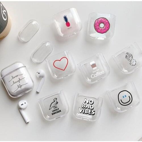 Case for airpods Earphone Case For AirPod Case Cute Wireless Earphone Accessories for Airpod cover Case Bag Airpods 2 clear case