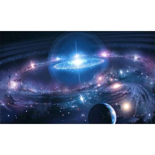 Diy 5d diamond painting living room Milky Way bedroom cross stitch diamond stick drill home decon Easter Valentines Day