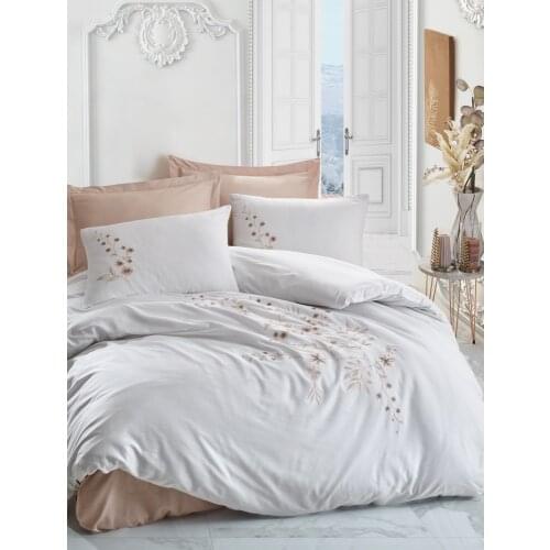 Cotton Box Turkey Double Quilt Comforter Bed Sheet Pillowcase Duvet Cover 100% Cotton Satin Bedding Queen Size Della