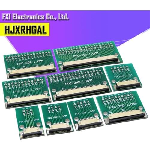 FPC FFC 1MM Pitch For cable transfer Conversion board DIY PCB board 6P/8P/10P/20P/30P/40P/60P
