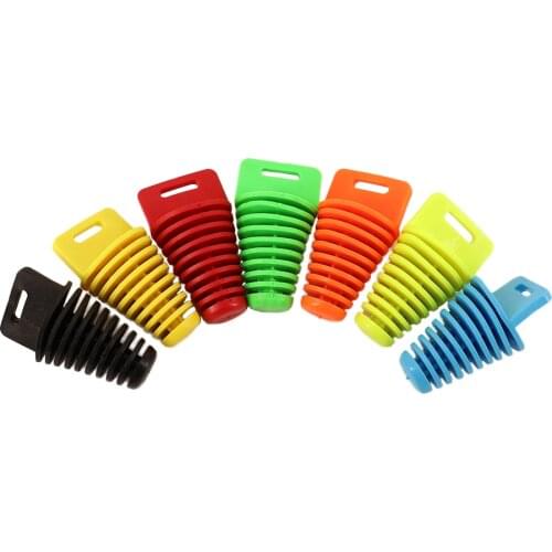 62mm Motorcycle Motorbike Dirt Bike 4 Stroke Muffler Pipe Exhaust Silencer Wash Plug Motorcycle Exhaust Pipe Muffler ATV karting