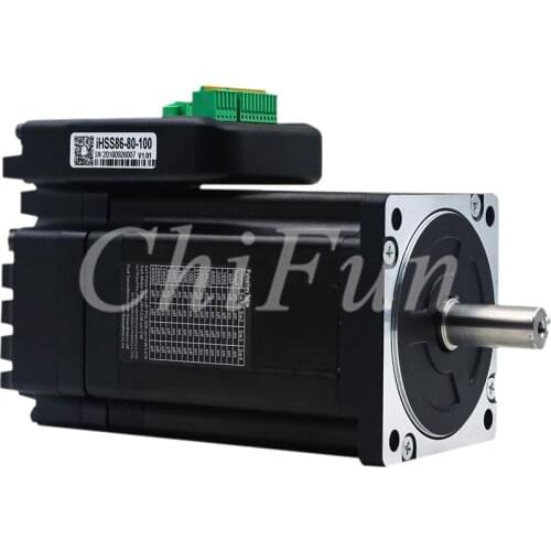 JMC iHSS86-80-100 Integrated stepper servo driver 9.5Nm 60VDC 2000rpm with 1000 line encoder