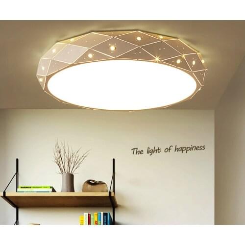 European-style personality modern minimalist round bedroom fashion living room study bedroom decorative ceiling lamp LX101520