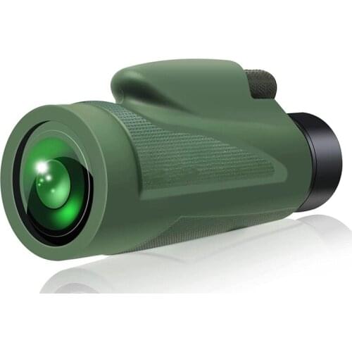 12X50 HD Monocular Telescope with Quick Smartphone Holder, Waterproof Monocular -BAK4 Prism for Hunting, Bird Watching