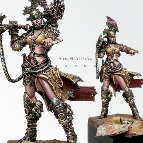 1/24 Resin model kits figure beauty colorless and self-assembled A-220