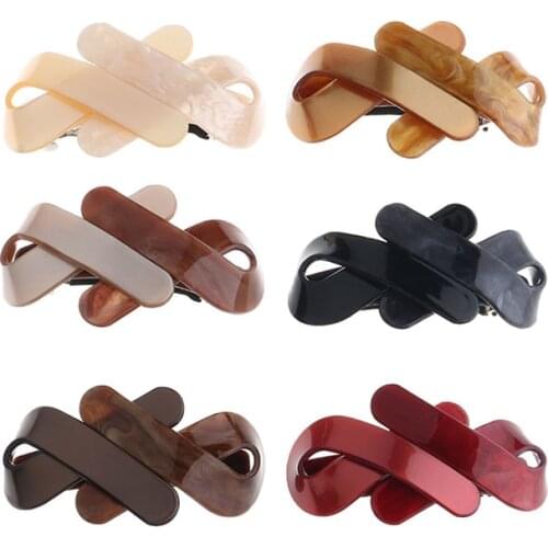 Mi Dairy Brand 2020 new arrival seven colors double bow spring ponytail clips Same style of star hair ornament for women