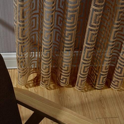 New Arrival Chinese Luxury Curtains Sheer For The Living Room Bedroom Tulle Window kitchen Lace Quality Blinds