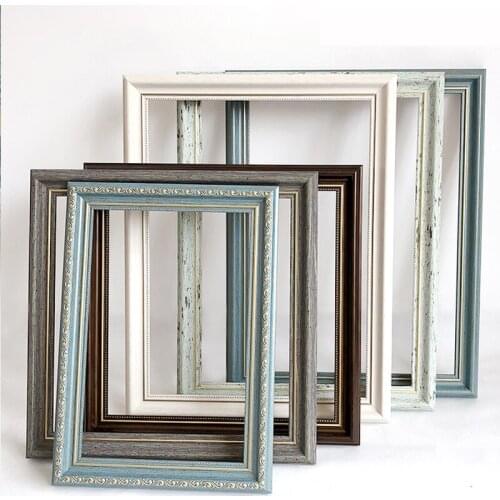 Vintage Painting Frame Wall Display Ornament Luxury Friends Picture Frame Elegant Nordic Marco De Fotos Home Decor DE50XHK